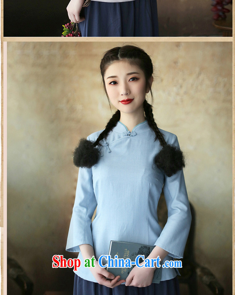 once and for all the proverbial hero youth arts and cultural units in the cheongsam sleeves T-shirt improved Autumn with China wind female ethnic wind pink XL pictures, price, brand platters! Elections are good character, the national distribution, so why buy now enjoy more preferential! Health