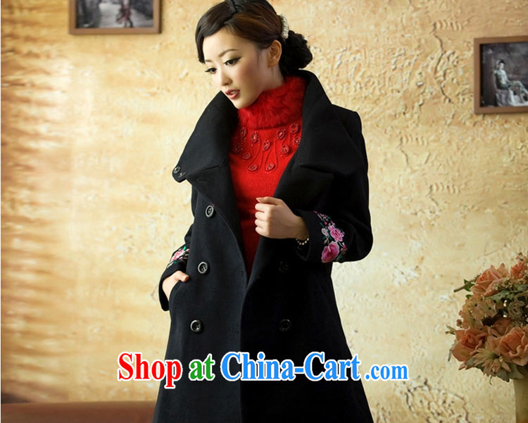 once and for all and fatally jealous Rouge 2015 Spring and Autumn and the new, so gross coat Ethnic Wind girls woolen coat black 3XL pictures, price, brand platters! Elections are good character, the national distribution, so why buy now enjoy more preferential! Health