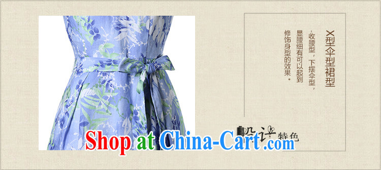 once and for all and Cheong Wa Dae fatally jealous rattan stamp cheongsam dress 2015 spring and summer New Beauty China wind, cuff skirt Navy XL pictures, price, brand platters! Elections are good character, the national distribution, so why buy now enjoy more preferential! Health