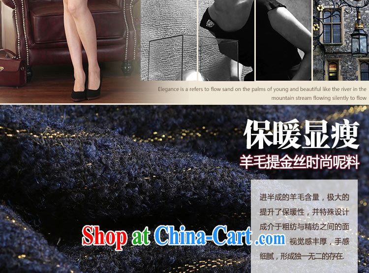 once and for all and star fatally jealous of high-end water marten hairs for cheongsam dress autumn and winter clothing new, improved wool dresses? skirt blue 2 XL pictures, price, brand platters! Elections are good character, the national distribution, so why buy now enjoy more preferential! Health