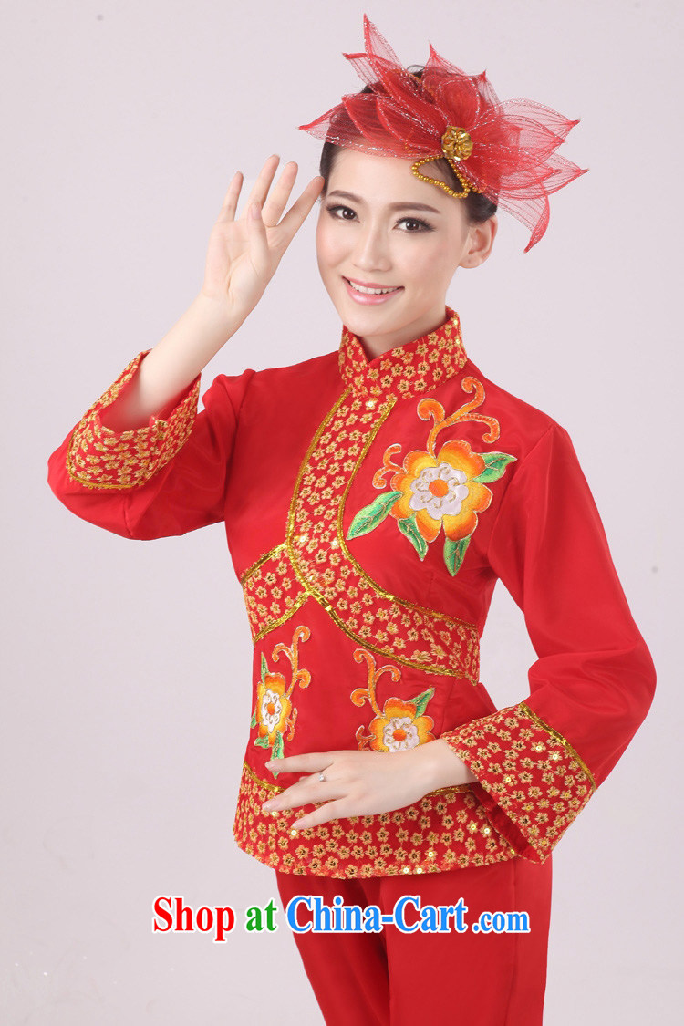 I should be grateful if you would arrange for her dream modern dance costumes yangko clothing fans dance clothing costume Janggu HXYM service 0019 red XXXL pictures, price, brand platters! Elections are good character, the national distribution, so why buy now enjoy more preferential! Health