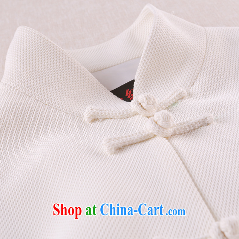 once and for all, proverbial hero-yuan and stylish outfit, Ms. T-shirt improved fall on China wind Chinese jacket female ethnic wind white 2XL, fatally jealous once and for all, and, on-line shopping