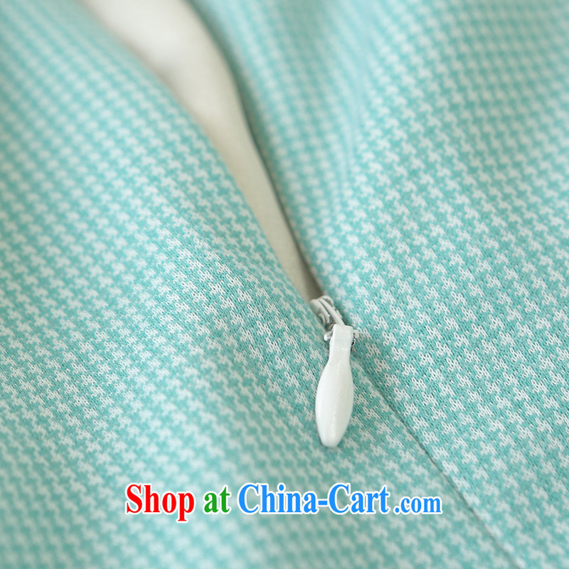 once and for all, fatally jealous white New cheongsam dress retro long 2015 spring and summer dresses with skirts improved stylish beauty water green 2 XL, fatally jealous once and for all, and, shopping on the Internet