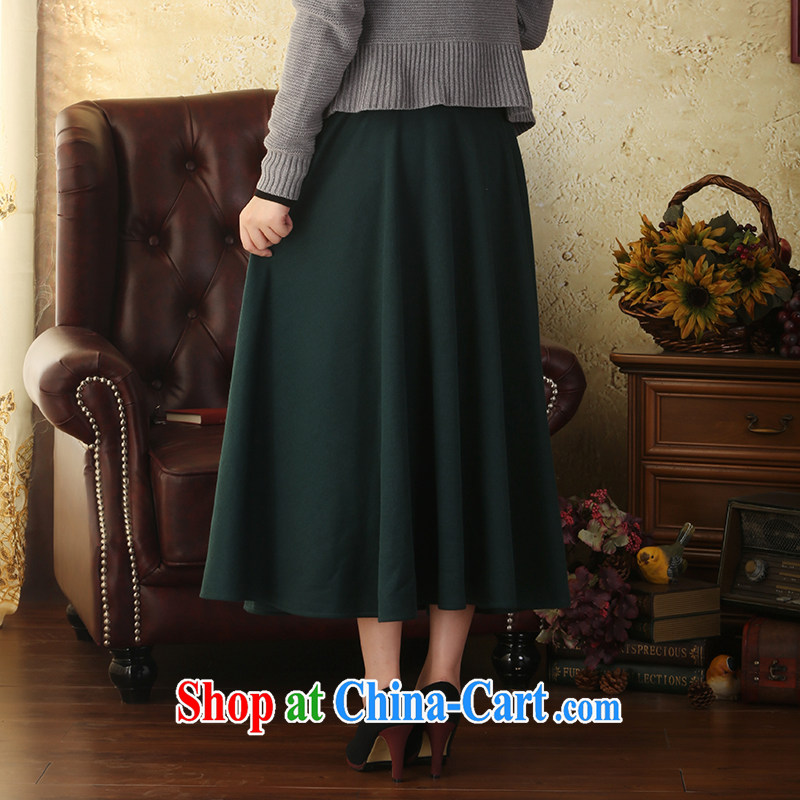proverbial hero once and for all and warm autumn skirt body fall and winter new thick pull-down the large skirt China's Ethnic Wind the laptop body skirt all candled code - Elastic waist can be stretched, once and for all, and proverbial hero, and shoppin