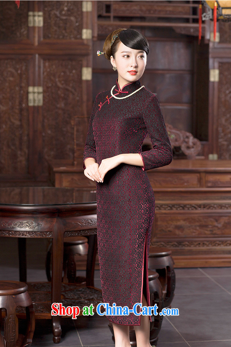 Birds love 2015 spring new lace wool composite cheongsam dress improved stylish long cheongsam shown in Figure XXL pictures, price, brand platters! Elections are good character, the national distribution, so why buy now enjoy more preferential! Health