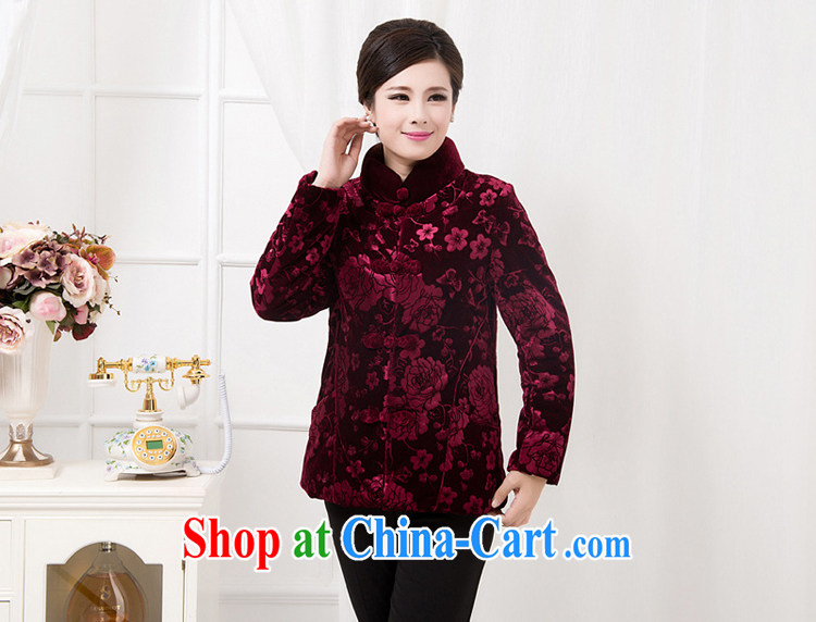South-eastern noblesse oblige 2015 winter clothing New Tang with quilted coat, older women with middle-aged women, mothers with cotton suit jacket red 5XL pictures, price, brand platters! Elections are good character, the national distribution, so why buy now enjoy more preferential! Health