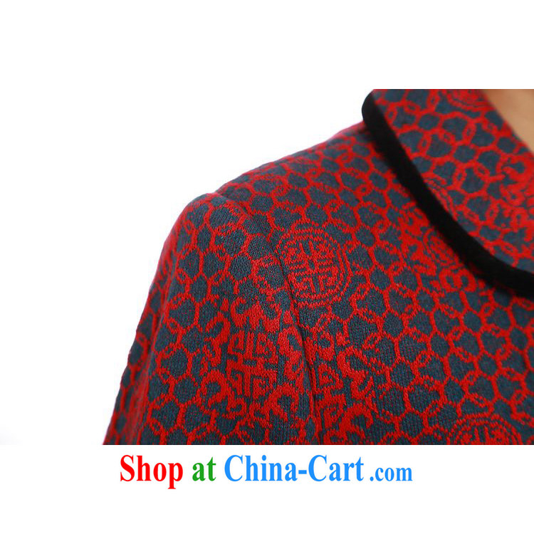 meropia new Autumn with stylish stamp beauty and comfortable style with short T-shirt AAMP - AE lapel Tang 5 color blue and red XL pictures, price, brand platters! Elections are good character, the national distribution, so why buy now enjoy more preferential! Health
