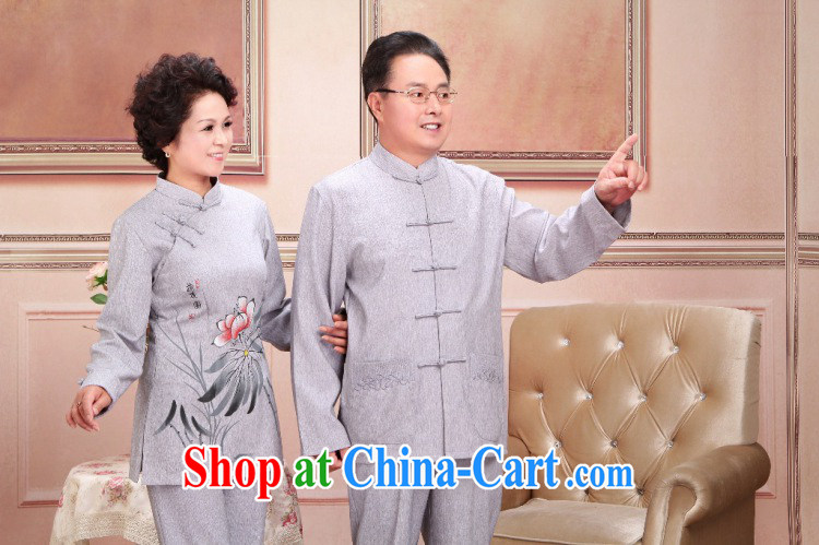 Jing An older Chinese men and women couples taxi loaded spring and fall jacket cotton long-sleeved T-shirt the pants kit, white package 3 XL pictures, price, brand platters! Elections are good character, the national distribution, so why buy now enjoy more preferential! Health