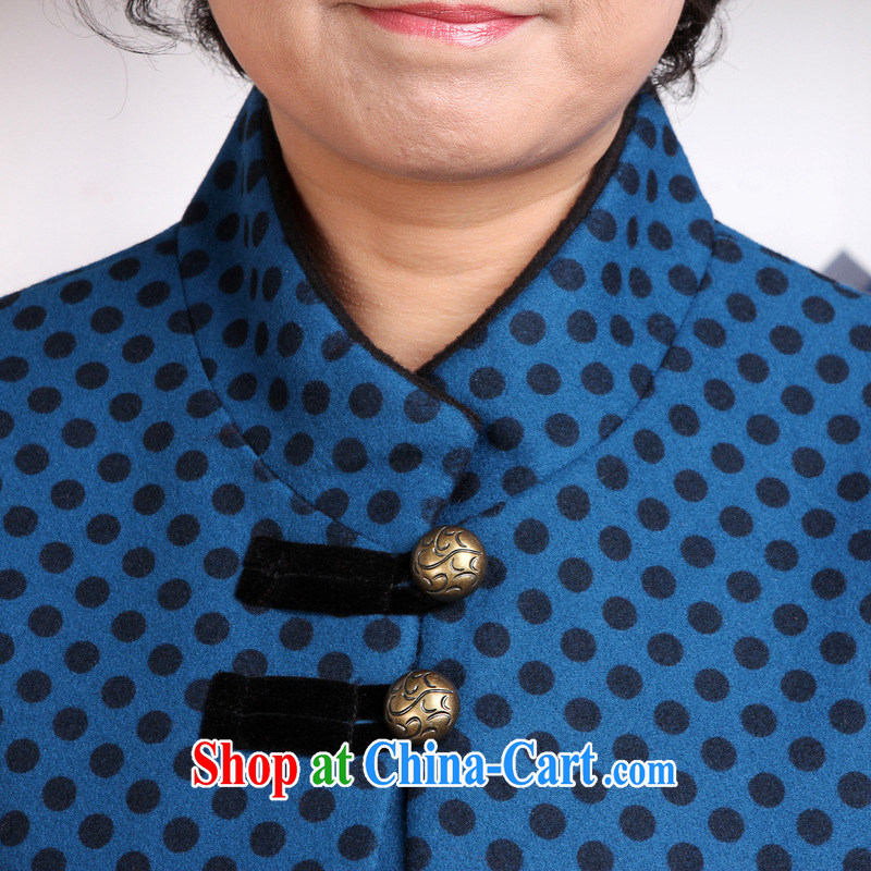 Jing An elderly female Chinese autumn and winter Load T-shirt jacket, for Chinese female parka brigades