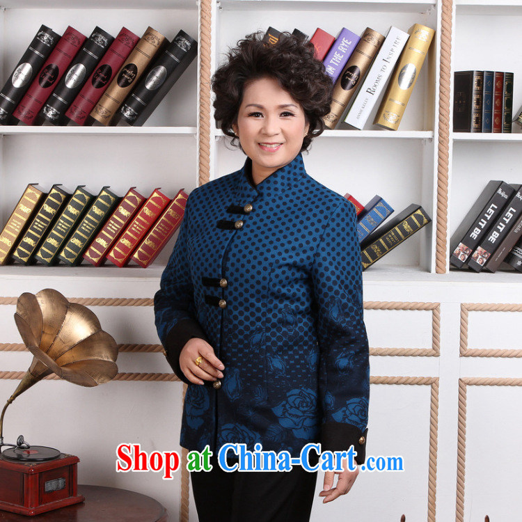 Shanghai, optimize the purchase older female Tang with autumn and winter Load T-shirt jacket, for Chinese female parka brigades