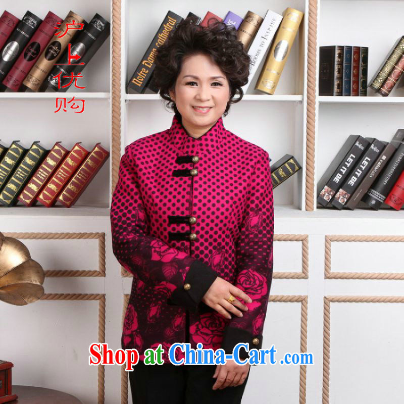 Shanghai, optimizing Pre-IPO Share Option Scheme, older women Tang with autumn and winter Load T-shirt jacket, for Chinese female parka brigades