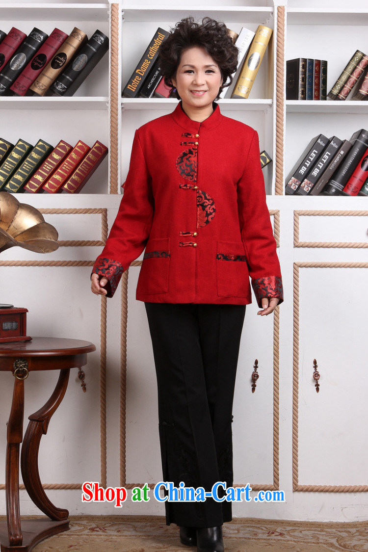 Jing An elderly female Tang with winter clothes T-shirt jacket, for Chinese female wool jacket? Tang - 2 black 3 XL pictures, price, brand platters! Elections are good character, the national distribution, so why buy now enjoy more preferential! Health