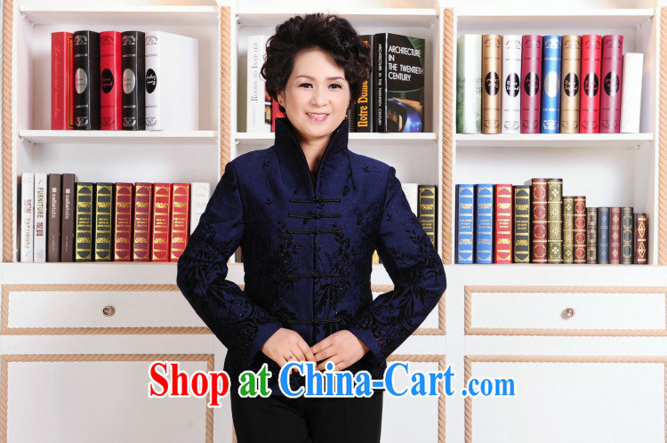 Jing An elderly female Tang with autumn and winter jackets with jacket, for Chinese female parka brigades