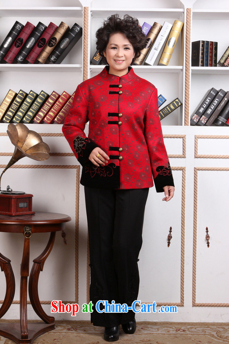 And Jing Ge older female Tang with winter clothes T-shirt jacket, for Chinese female wool jacket? Tang - 1 black and red tartan 3 XL pictures, price, brand platters! Elections are good character, the national distribution, so why buy now enjoy more preferential! Health