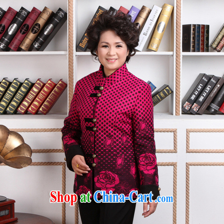 And Jing Ge older female Tang with autumn and winter jackets with jacket, for Chinese female parka brigades