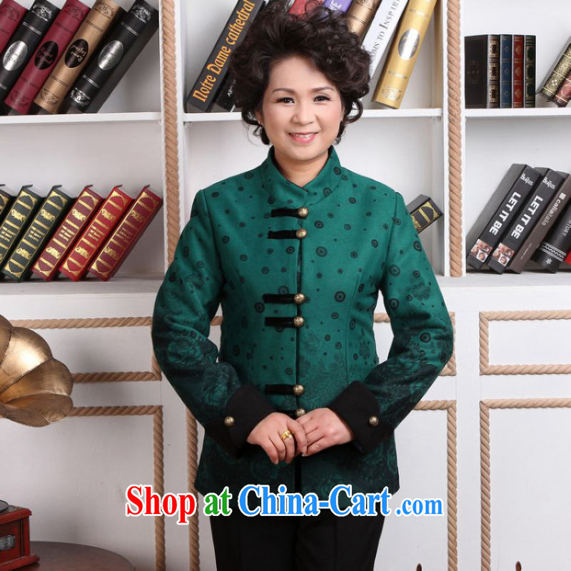 And Jing Ge older female Chinese autumn and winter jackets with jacket, for Chinese female parka brigades