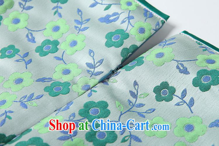 Health Concerns 2014 autumn and winter, the girls improved stylish spell gross sleeveless quilted is not the Lao short cheongsam QF 141,012 fruit green XXL pictures, price, brand platters! Elections are good character, the national distribution, so why buy now enjoy more preferential! Health