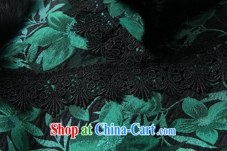 Health Concerns 2014 autumn and winter, the girls improved stylish spell gross sleeveless quilted is not the Lao short cheongsam QF 141,013 dark XXL pictures, price, brand platters! Elections are good character, the national distribution, so why buy now enjoy more preferential! Health