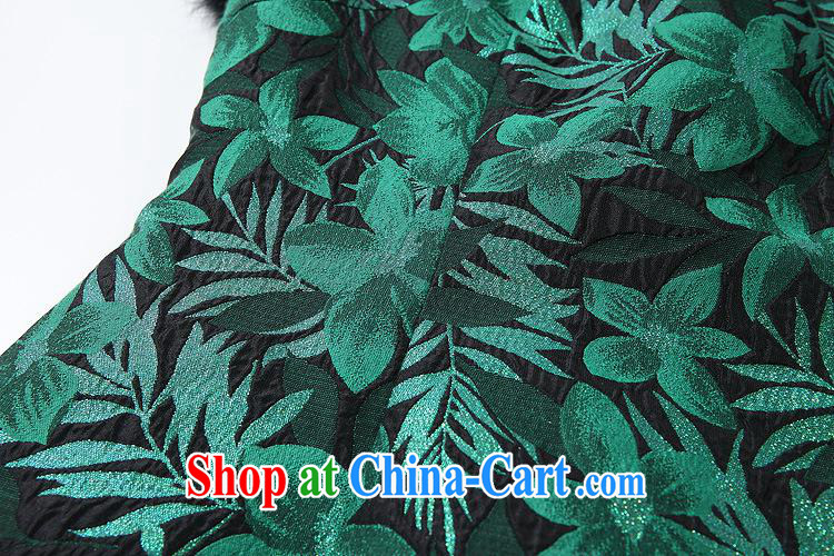 Health Concerns 2014 autumn and winter, the girls improved stylish spell gross sleeveless quilted is not the Lao short cheongsam QF 141,013 dark XXL pictures, price, brand platters! Elections are good character, the national distribution, so why buy now enjoy more preferential! Health