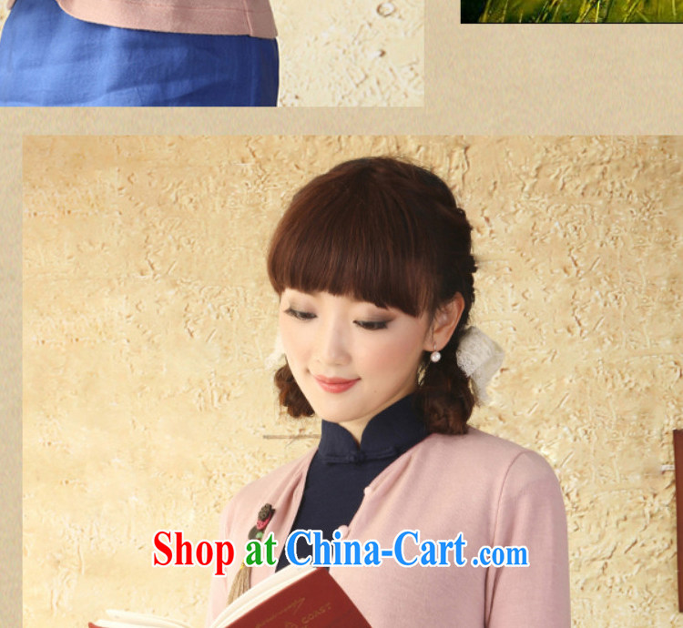 once and for all -- fatally jealous upwind knitted T-shirt 2015 spring and summer New Beauty retro style dresses cardigan pink L pictures, price, brand platters! Elections are good character, the national distribution, so why buy now enjoy more preferential! Health