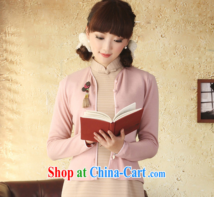 once and for all -- fatally jealous upwind knitted T-shirt 2015 spring and summer New Beauty retro style dresses cardigan pink L pictures, price, brand platters! Elections are good character, the national distribution, so why buy now enjoy more preferential! Health