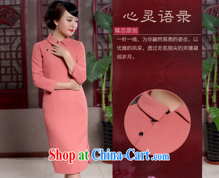 Butterfly Lovers 2015 spring new improved stylish Pearl snap cheongsam dress beauty day-long cheongsam 49,107 orange XXL pictures, price, brand platters! Elections are good character, the national distribution, so why buy now enjoy more preferential! Health
