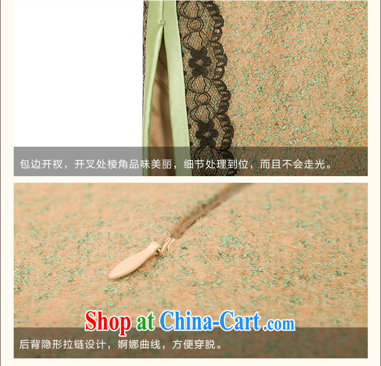 Bird lovers of oriental love 2015 spring new, thick warm lace stitching so gross cheongsam dress QC 589 figure XL pictures, price, brand platters! Elections are good character, the national distribution, so why buy now enjoy more preferential! Health