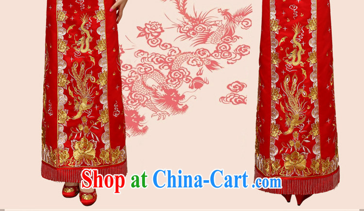 A good service is 2015 new winter bridal show reel service wedding dress Phoenix use of dress qipao toast service red 2 XL pictures, price, brand platters! Elections are good character, the national distribution, so why buy now enjoy more preferential! Health