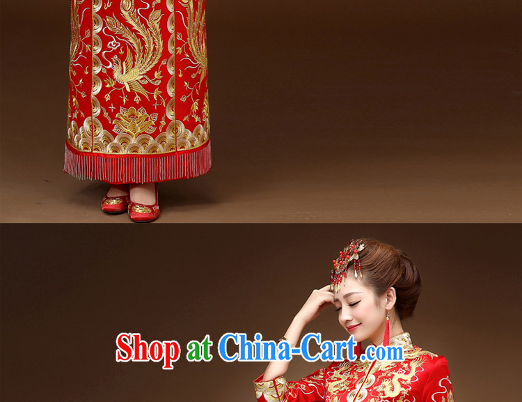 Service was good in spring and summer with retro-su Wo service bridal dresses serving toast wedding dresses use Phoenix Chinese married Yi red S pictures, price, brand platters! Elections are good character, the national distribution, so why buy now enjoy more preferential! Health