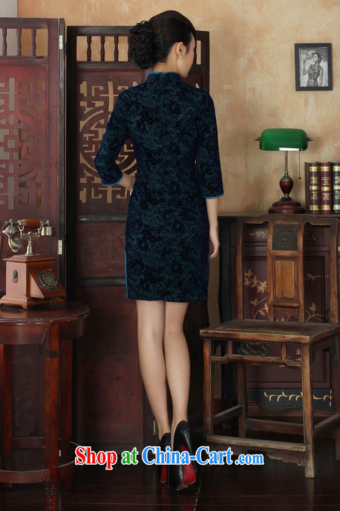 Ko Yo vines into exciting and 2015 spring and summer and noble gold velour style Beauty Fashion Ethnic Wind in the cuff for manual tray snaps cheongsam dress TD TD 0016 0016 170 /XL pictures, price, brand platters! Elections are good character, the national distribution, so why buy now enjoy more preferential! Health