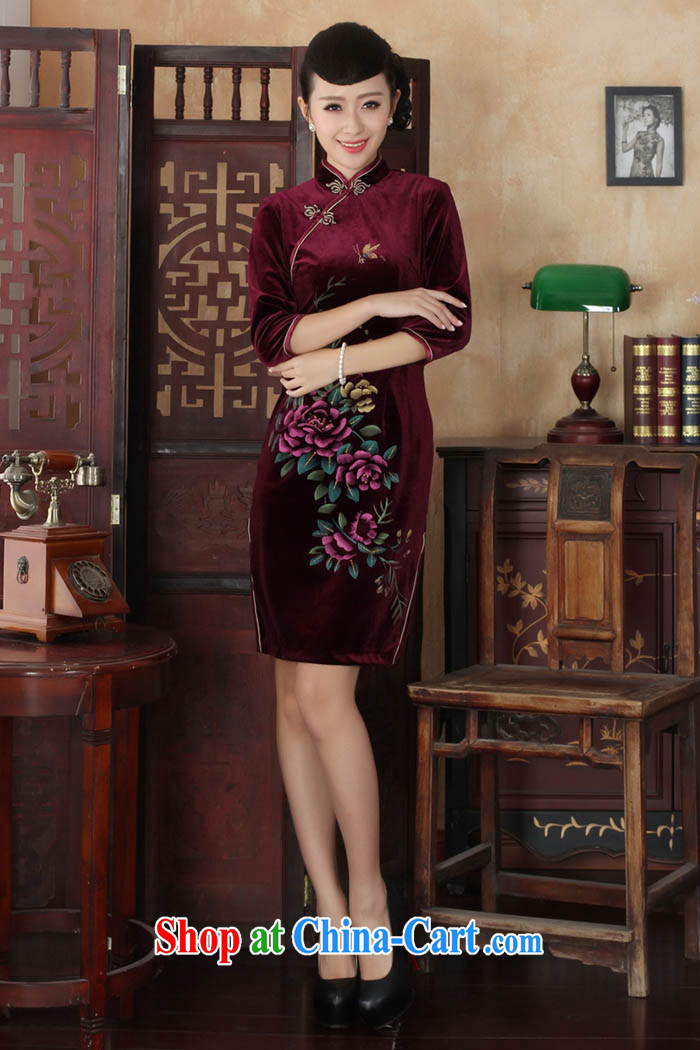 Ko Yo vines into colorful spring and summer-spring really wool hand-painted flowers 7 cuffs and collar cheongsam TD TD 0026 0026 160/M pictures, price, brand platters! Elections are good character, the national distribution, so why buy now enjoy more preferential! Health
