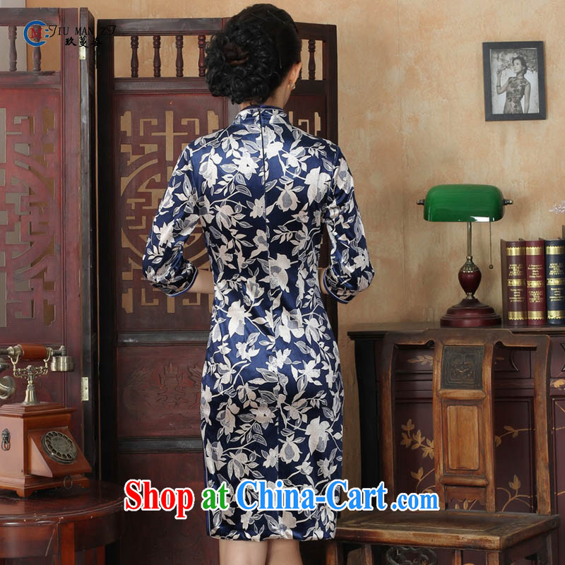 Ko Yo vines into colorful spring and summer fashion the collar style classic Ethnic Wind 7 cuffs, collar, velvet cheongsam dress the code TD TD 0027 0027 - A 180/3 XL, capital city sprawl, shopping on the Internet