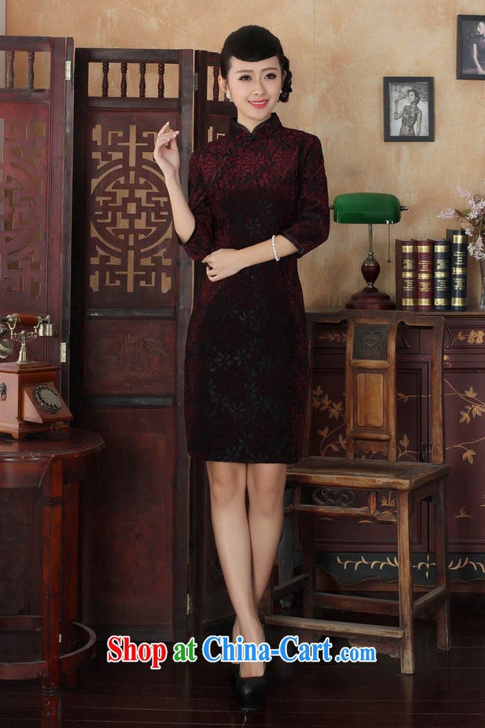 Ko Yo vines into colorful spring and summer-tang with stylish lace gold velour style beauty in improved cuff antique cheongsam dress TD TD 0017 0017 155/S pictures, price, brand platters! Elections are good character, the national distribution, so why buy now enjoy more preferential! Health