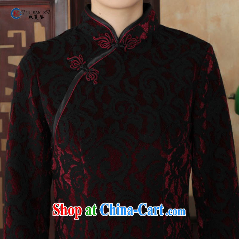 Ko Yo vines into colorful spring and summer Stylish retro style beauty lace, velvet, 7 for the cuff cheongsam dress the code TD TD 0022 0022 180/3 XL, capital city sprawl, shopping on the Internet