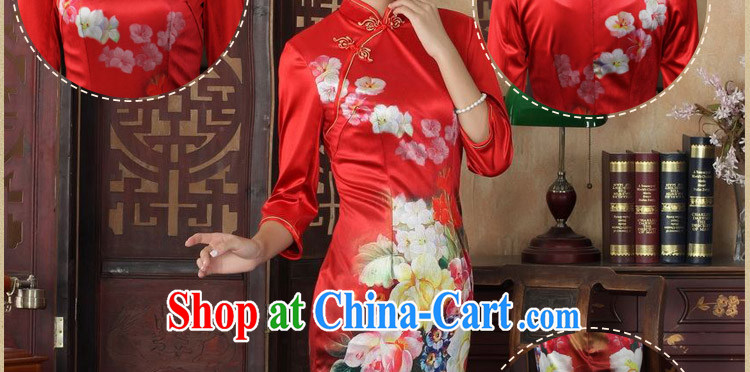 Bin Laden smoke fall outfit with Tang Women's clothes, for Chinese improved noble wife, Kim velvet cheongsam beauty short skirts, such as figure S pictures, price, brand platters! Elections are good character, the national distribution, so why buy now enjoy more preferential! Health