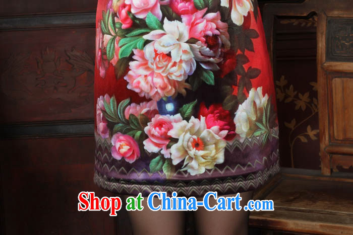 Ko Yo vines into colorful autumn and winter new stylish aura hair short-sleeved Ethnic Wind Lotus wool short sleeve cheongsam dress Y 0021 - C Y 0021 - C 175/2 XL pictures, price, brand platters! Elections are good character, the national distribution, so why buy now enjoy more preferential! Health