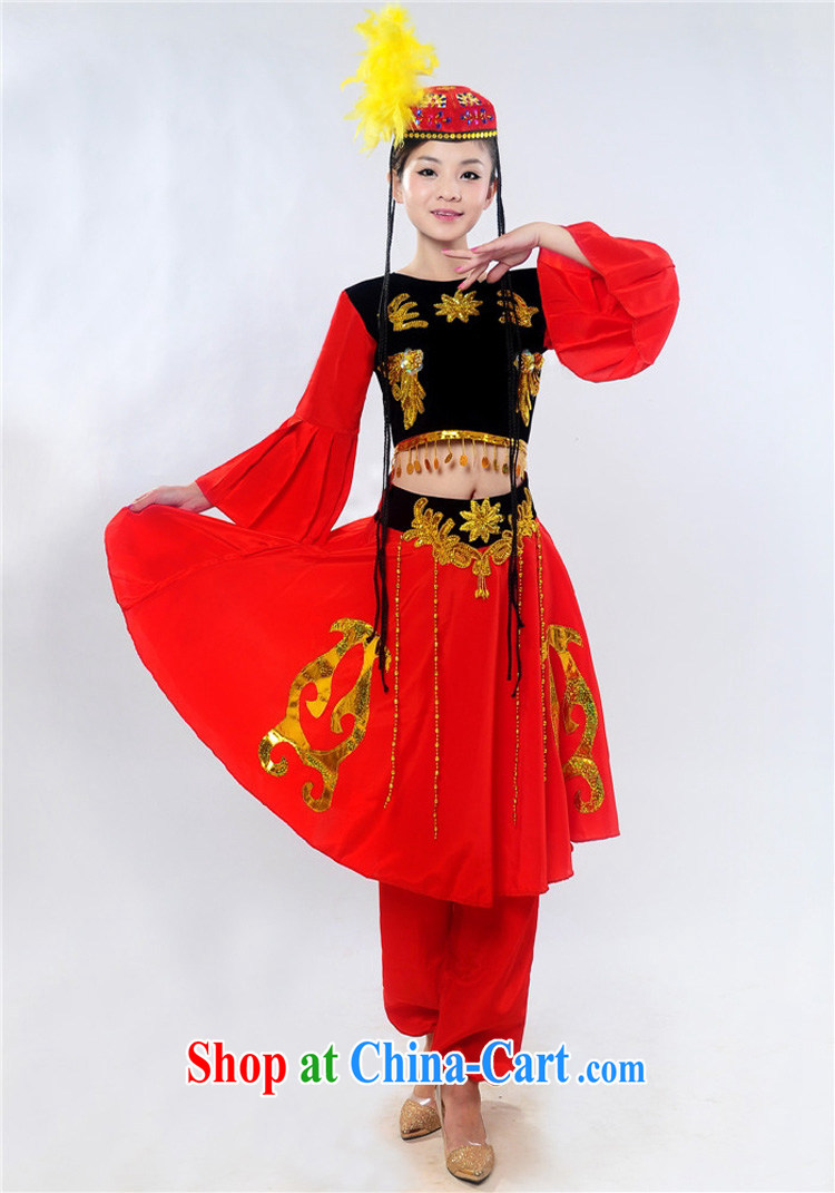 Dual 12 new special Xinjiang show clothing children's dance clothing stage costumes show girls the dress pants Kit HXYM - 0025 red 2 XL pictures, price, brand platters! Elections are good character, the national distribution, so why buy now enjoy more preferential! Health