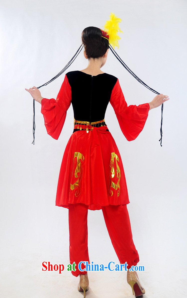 Dual 12 new special Xinjiang show clothing children's dance clothing stage costumes show girls the dress pants Kit HXYM - 0025 red 2 XL pictures, price, brand platters! Elections are good character, the national distribution, so why buy now enjoy more preferential! Health