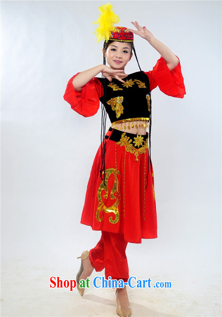 New special Xinjiang show clothing children's dance clothing stage costumes show girls the dress pants Kit HXYM 0025 red 140 pictures, price, brand platters! Elections are good character, the national distribution, so why buy now enjoy more preferential! Health