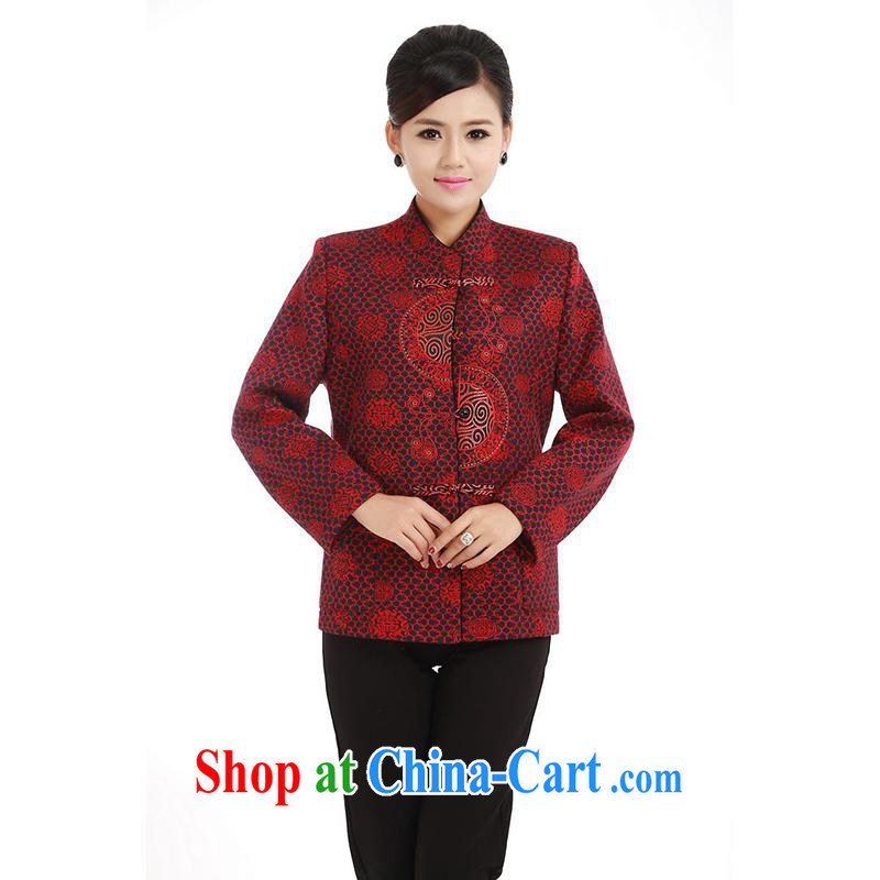 meropia new autumn and the stamp duty cultivating character Chinese shirt BS - AE, for Tang 3 color red XL, 100 brigade (Bailv), shopping on the Internet