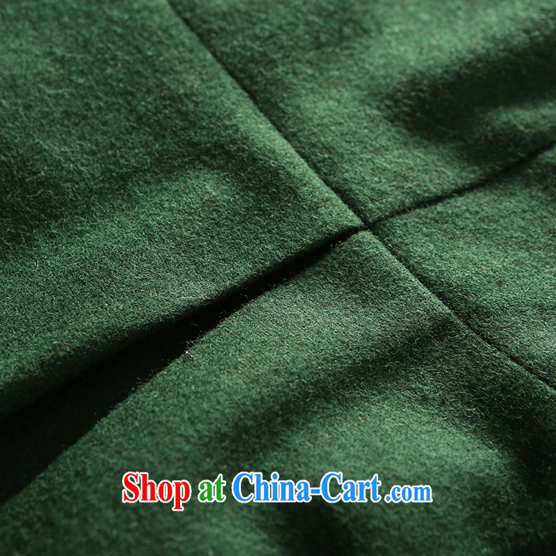 once and for all, proverbial hero, wool is the retro dresses fall and winter New China wind female 9 cuff lace skirt, green 2 XL, fatally jealous once and for all, and, on-line shopping