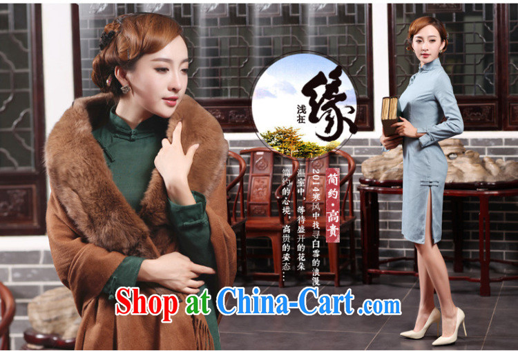 Butterfly Lovers 2015 spring new cheongsam dress improved disposition the commission cotton cheongsam dress dark green 47,017 XXL pictures, price, brand platters! Elections are good character, the national distribution, so why buy now enjoy more preferential! Health