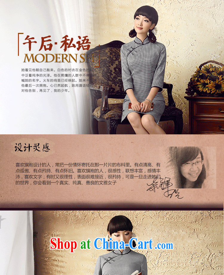 once and for all and fatally jealous of the sticky note cuff cheongsam dress retro, long, with autumn dresses skirts improved stylish black 2 XL pictures, price, brand platters! Elections are good character, the national distribution, so why buy now enjoy more preferential! Health