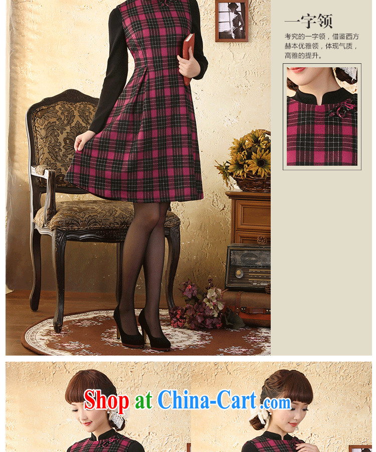 once and for all and fatally jealous cherry sleeveless wool? winter clothing dresses retro beauty Chinese democratic wind vest skirt fashion the red XL pictures, price, brand platters! Elections are good character, the national distribution, so why buy now enjoy more preferential! Health