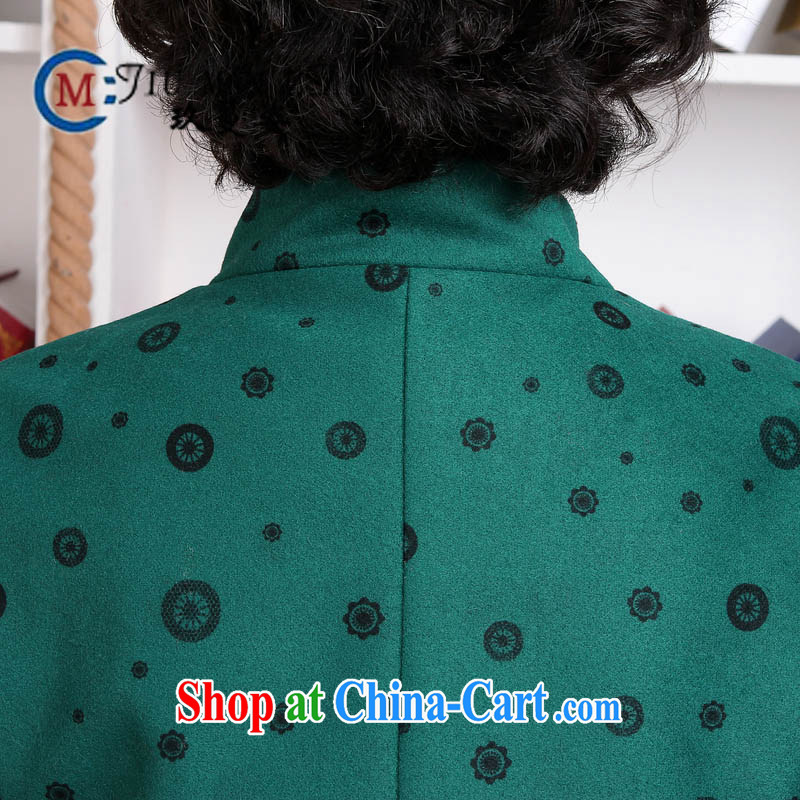 Ko Yo vines into colorful spring new stylish the flap tang on the collar long-sleeved Mak is loose Ethnic Wind parka brigades