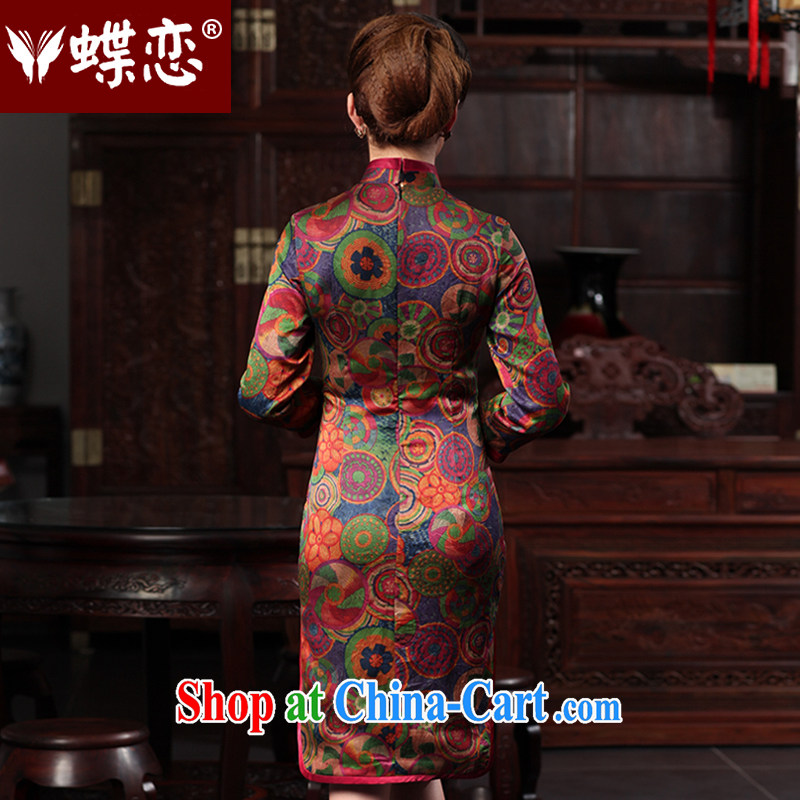 Butterfly Lovers spring 2015 the new, improved, long, fragrant cloud yarn Silk Cheongsam Fashionable dresses 48,013 S rings, Butterfly Lovers, shopping on the Internet