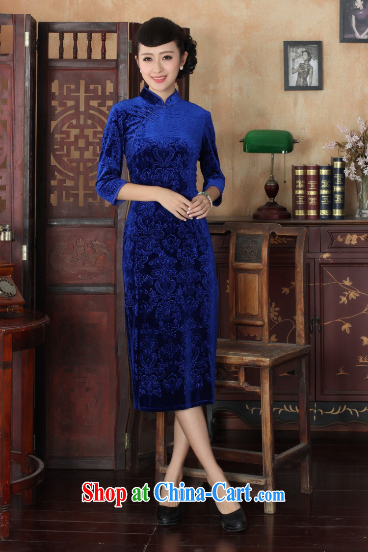 Pauline long lianas, Chinese improved cheongsam dress long skirt-stretch the wool 7 cuff TD outfit 00,039 figure XXXL pictures, price, brand platters! Elections are good character, the national distribution, so why buy now enjoy more preferential! Health