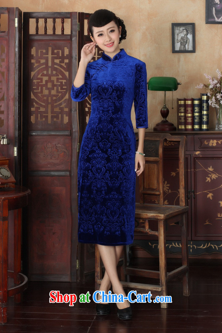 Pauline long lianas, Chinese improved cheongsam dress long skirt-stretch the wool 7 cuff TD outfit 00,039 figure XXXL pictures, price, brand platters! Elections are good character, the national distribution, so why buy now enjoy more preferential! Health