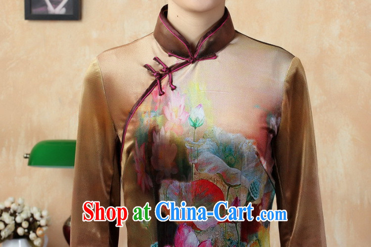 Pauline economy sprawl new elegant hand-tie the collar stretch the wool embroidery cheongsam Chinese dresses as XXL pictures, price, brand platters! Elections are good character, the national distribution, so why buy now enjoy more preferential! Health