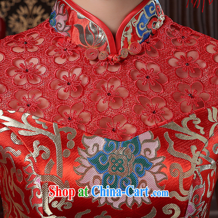 Rain was Yi marriages and Stylish retro improved Chinese wedding toast clothing Lace Embroidery red long, back-door dress QP 564 red tailored final pictures, price, brand platters! Elections are good character, the national distribution, so why buy now enjoy more preferential! Health